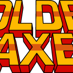 Golden Axe Arcade Marquee Logo Vector