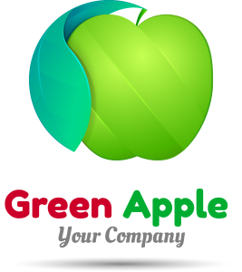 Green Apple Logo Vector