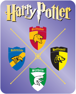 Griffindor Ravenclaw Slytherin Hufflepuff Logo Vector