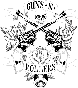 Guns N Rollers Logo Vector