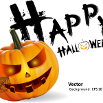 Halloween Pumpkin Logo Vector