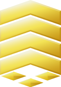 Halo 3 Medals Gunnery Sergeant Grade 3 Logo Vector