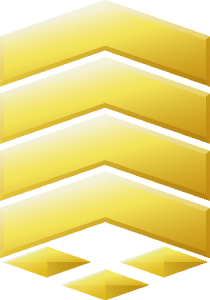 Halo 3 Medals Gunnery Sergeant Grade 4 Logo Vector