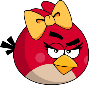 Happy Angry Bird Logo Vector