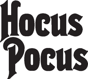 Hocus Pocus Logo Vector