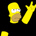 Homero Metalero Logo Vector