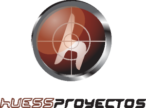 Huess Proyectos Logo Vector