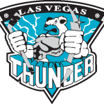 LAS VEGAS THUNDER Logo Vector