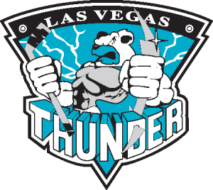 LAS VEGAS THUNDER Logo Vector