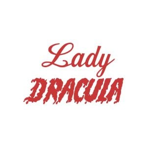Lady Dracula Logo Vector