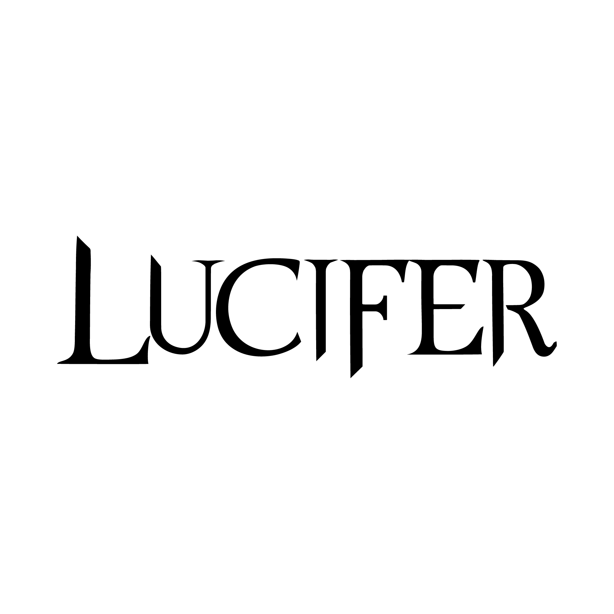 Download free Lucifer Devil Logo In Black Wallpaper - MrWallpaper.com
