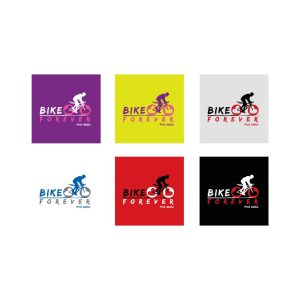 Marca Bike Forever Professor Abilio Logo Vector