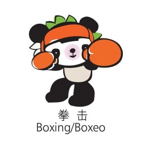 Mascota Pekin 2008 (Boxeo) Beijing 2008 (Boxing) Logo Vector
