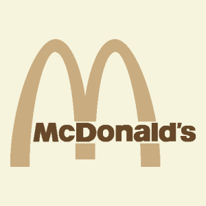 Mcdonalds Aesthetic Beige Logo Vector