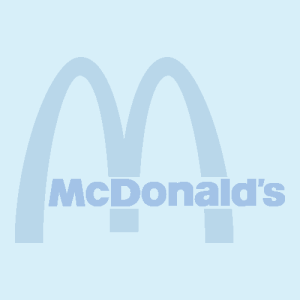 Mcdonalds Aesthetic Blue Logo Vector