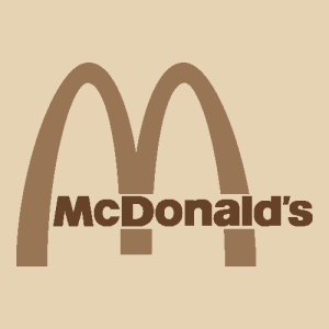 Mcdonalds Aesthetic Brown Logo Vector