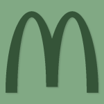 Mcdonalds Aesthetic Icon Green Vector