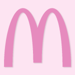 Mcdonalds Aesthetic Icon Purple Vector