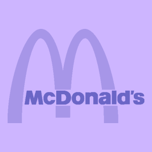Mcdonalds Aesthetic Lilac Logo Vector