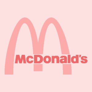 Mcdonalds Aesthetic Red Logo Vector