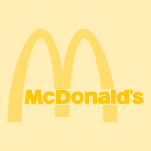 Mcdonalds Aesthetic Yellow Logo Vector