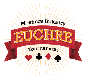 Meetings Industry Euchre Tournament Logo Vector