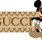 Mickey Gucci Style Logo Vector