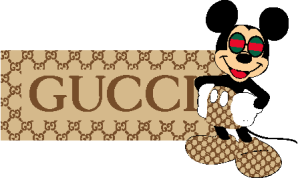 Mickey Gucci Style Logo Vector
