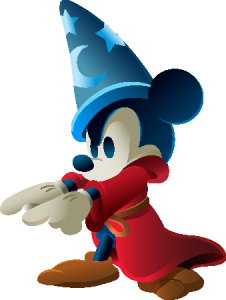 Mickey Mouse Fantasia Logo Vector