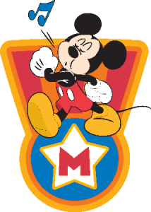 Mickey Mouse music Logo Vector