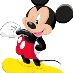 Mickey Wink Logo Vector