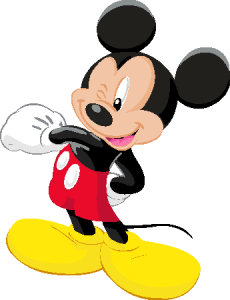 Mickey Wink Logo Vector