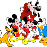 Mickey and friends Logo Vector