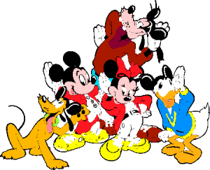 Mickey and friends Logo Vector