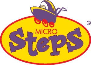 Micro Steps Logo Vector