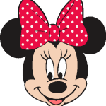 Minnie Mouse Head Logo Vector