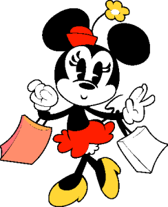 Minnie Shopping Logo Vector