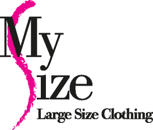 My Size Large Size Clothing Logo Vector