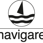 Navigare Black White Logo Vector