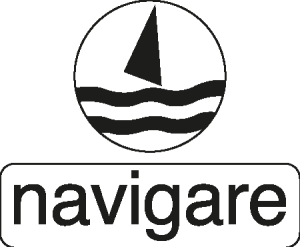 Navigare Black White Logo Vector