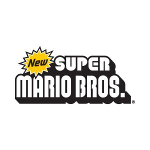 New Super Mario Bros Nintendo Logo Vector