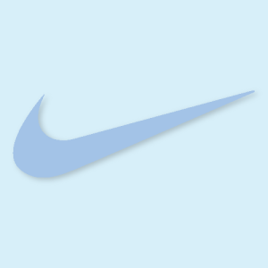 Nike Aesthetic Icon Blue Vector