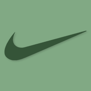 Nike Aesthetic Icon Green Vector