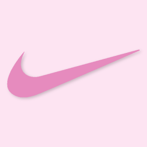 Nike Aesthetic Icon Pink Vector