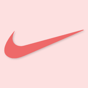 Nike Aesthetic Icon Red Vector