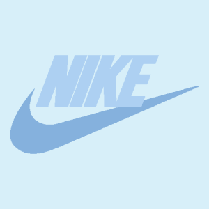 Nike Aesthetic Logo Blue Vector