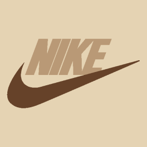 Nike Aesthetic Logo Brown Vector