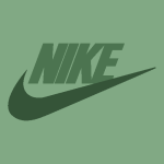 Nike Aesthetic Logo Green Vector