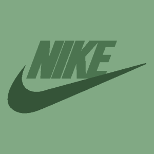 Nike Aesthetic Logo Green Vector