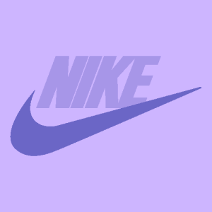 Nike Aesthetic Logo Lilac Vector